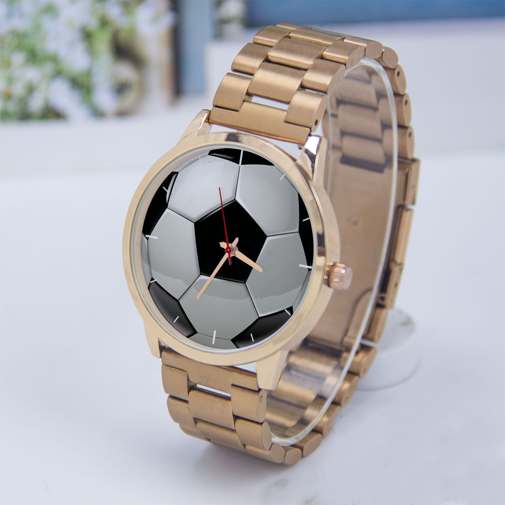Jewelry For Watches - Futbol Futbol Tasarım Hayranları Gümüş Adam