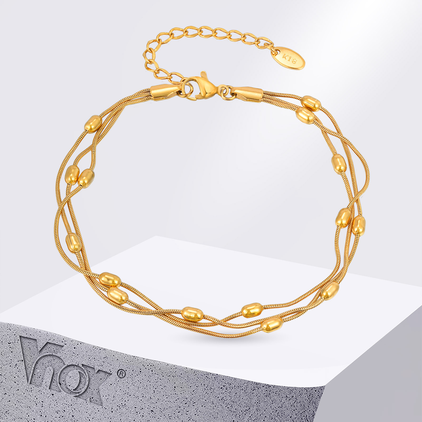 Vnox Yaz Paslanmaz Çelik Üç ka - Jc Jewelry & Watches Photos incelemesi ve fiyatı
