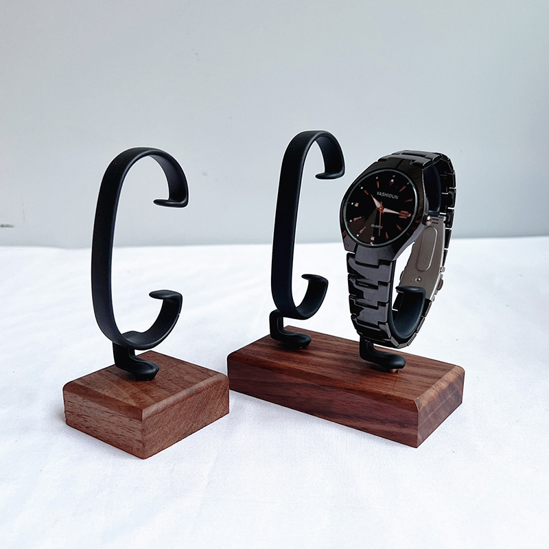 Ahşap C-Şeklinde Saat Tutucu,  - Jewelry And Watches Inc incelemesi ve fiyatı