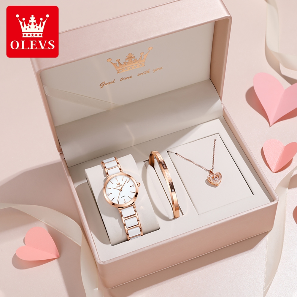OLEVS Kadın Saati 5877 Lüks Za - Jewelry For Watches incelemesi ve fiyatı