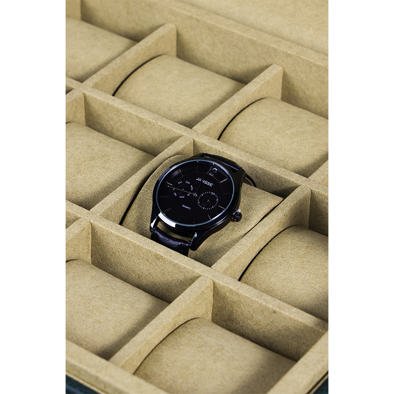 OEM ODM Lüks 15 Bölmeli Yeşil  - Watch Display Box incelemesi ve fiyatı